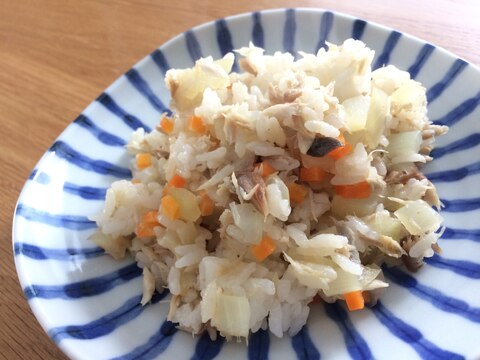 幼児食！サバチャーハン